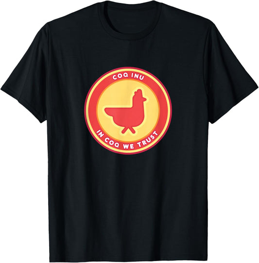 Coq Inu Meme Coq Inu Crypto Coq Inu T-Shirt - T-Shirt | Black