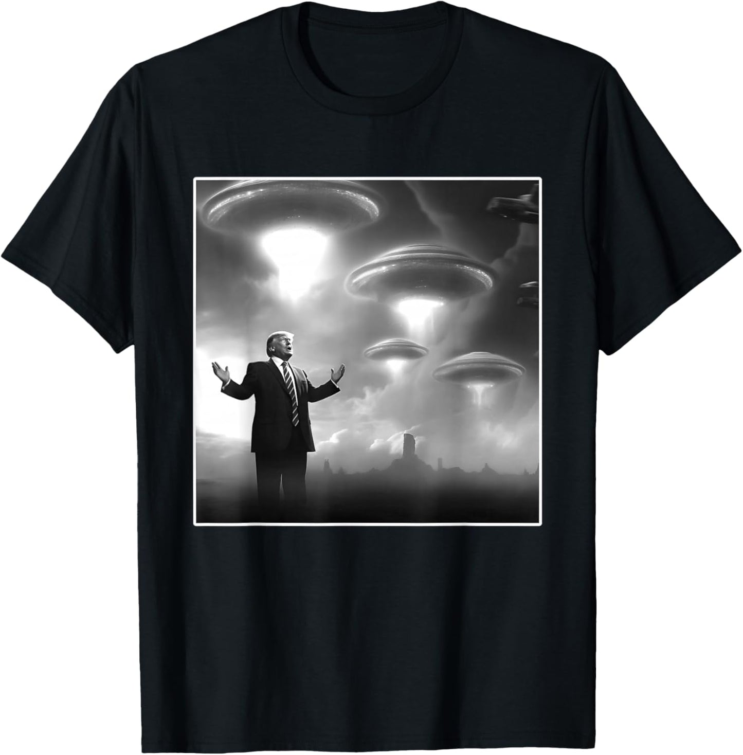 Trump UFO T-Shirt - T-Shirt | Black