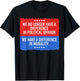 We No Longer Have A Difference in Political Opinion T-Shirt - T-Shirt | Black