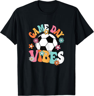 Soccer Game Day Soccer Player Women Girls T-Shirt - T-Shirt | Black