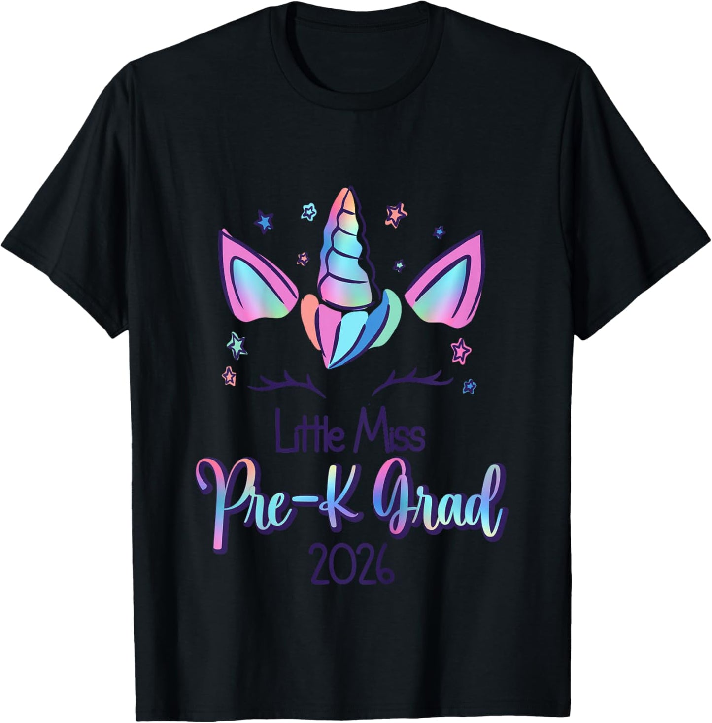Pre-K Grad 2026 Unicorn Prek Grad Preschool Graduation 2026 T-Shirt - T-Shirt | Black