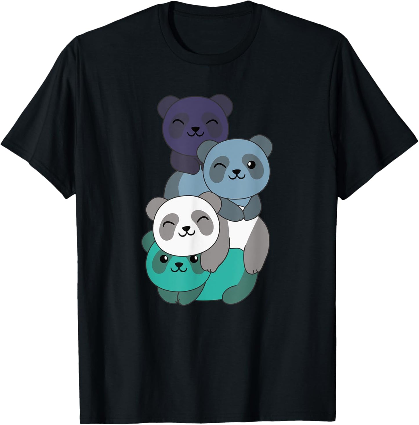 Oriented Aroace Flag Gay Pride Month Lgbtq Panda T-Shirt - T-Shirt | Black