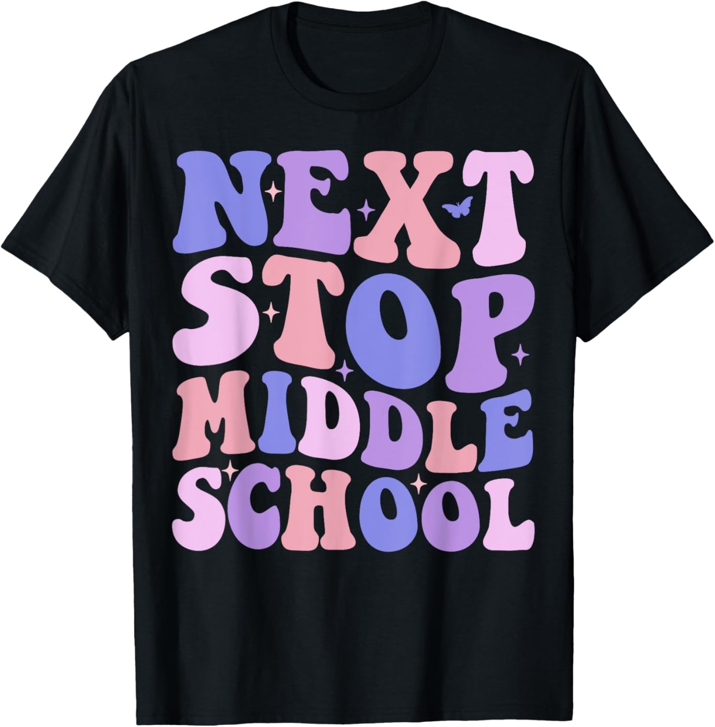Next Stop Middle School Elementary School Graduation Kids T-Shirt - T-Shirt | Black
