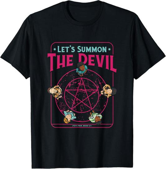 Funny Goth - Let Us Summon The Devil Game T-Shirt - T-Shirt | Black