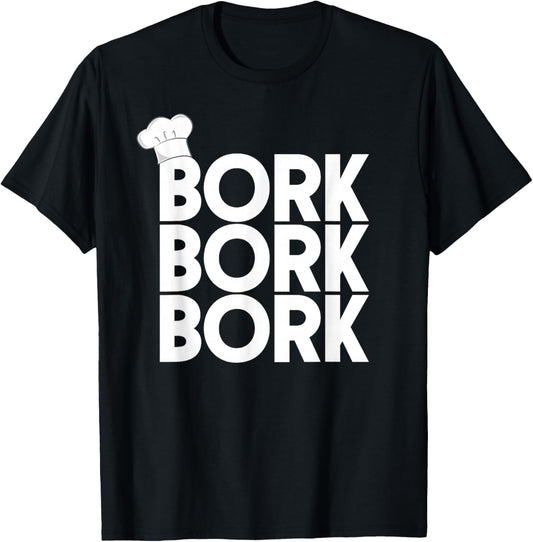 Swedish Chef Funny with Bork T-Shirt - T-Shirt | Black