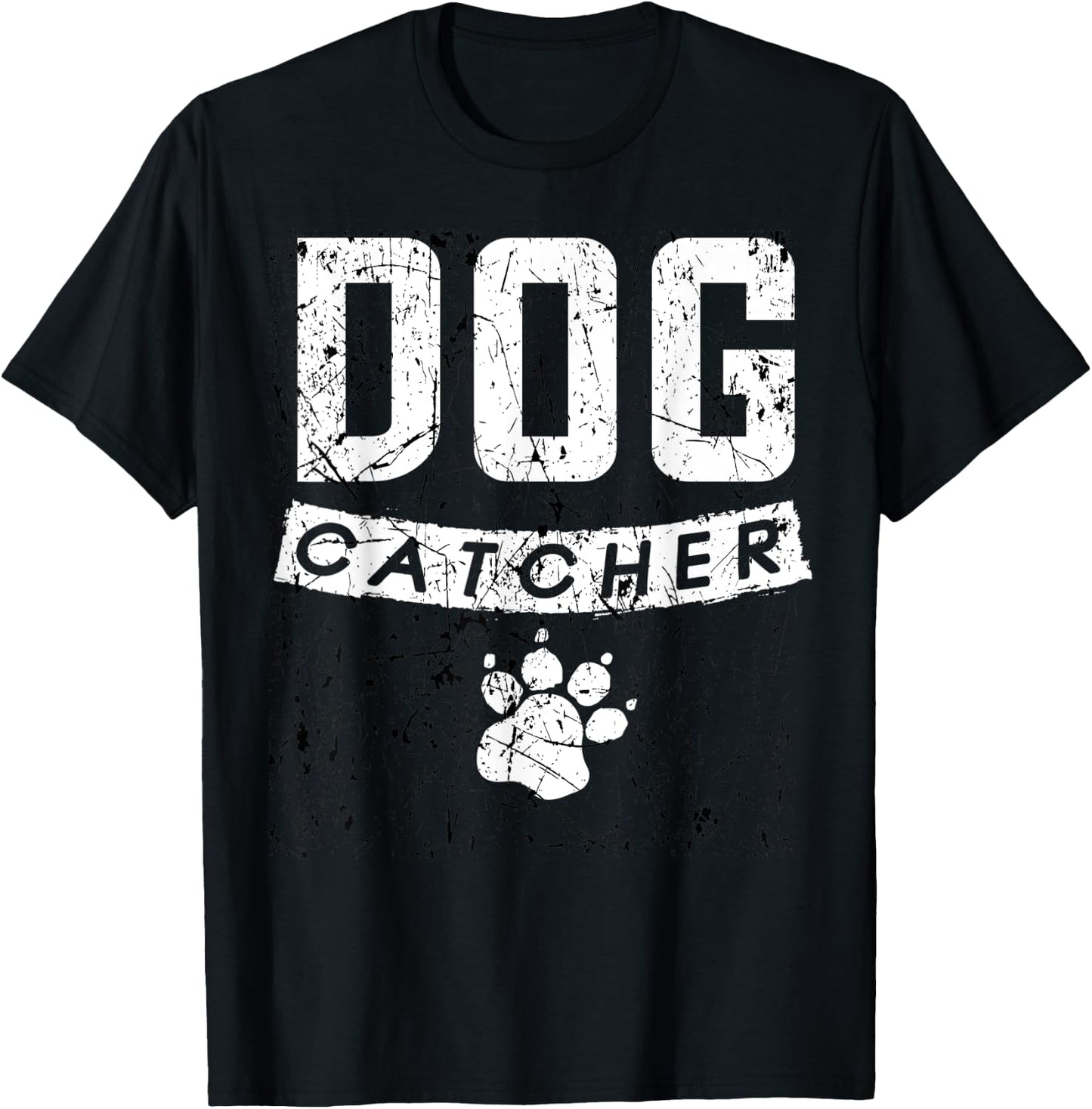 Funny Dog Catcher Costume Halloween Dog Catcher T-Shirt - T-Shirt | Black