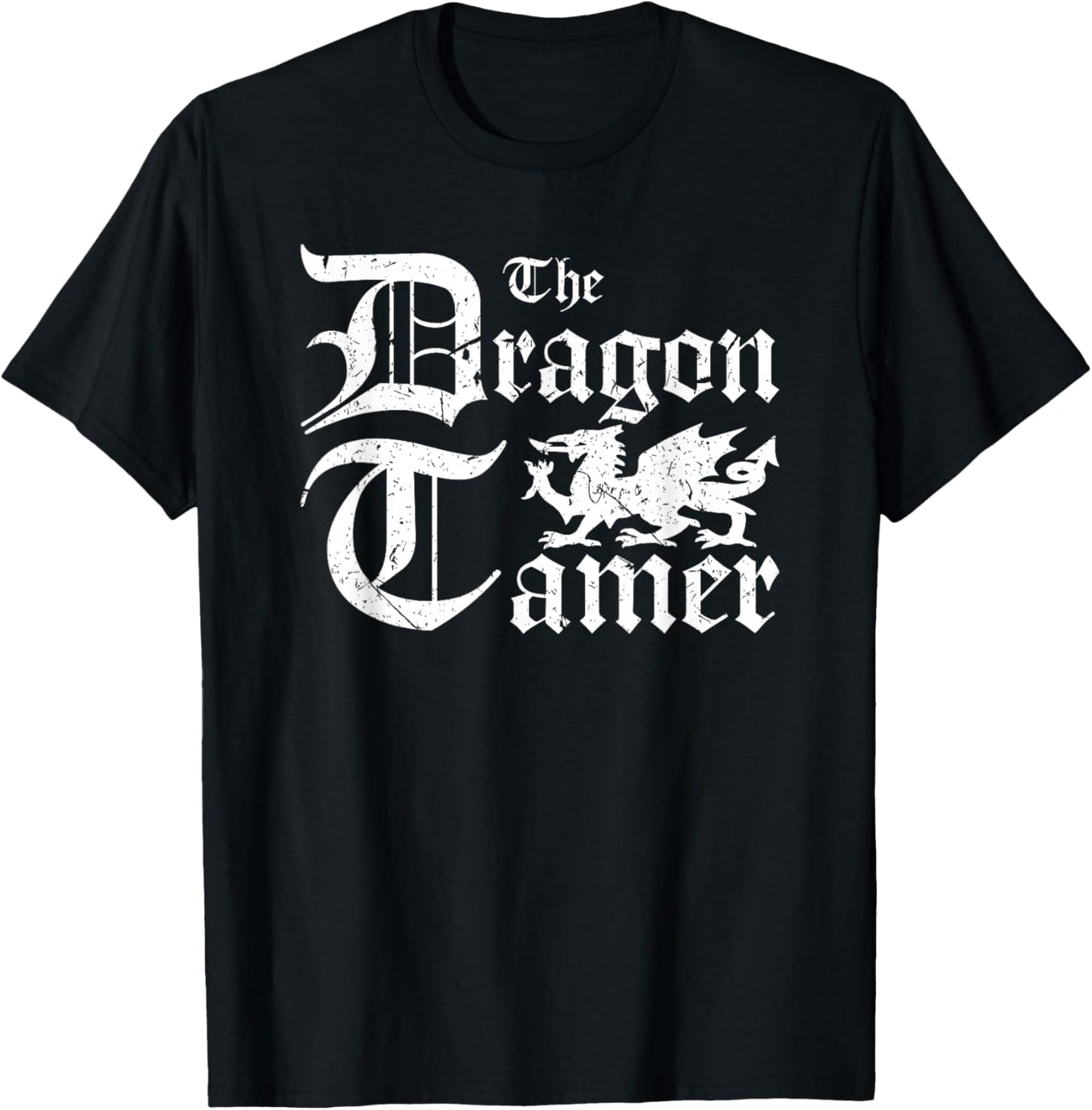 Renaissance Festival Medieval Dragon Tamer Ren Faire T-Shirt - T-Shirt | Black