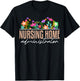 Nursing Home Administrator Job Appreciation Floral T-Shirt - T-Shirt | Black