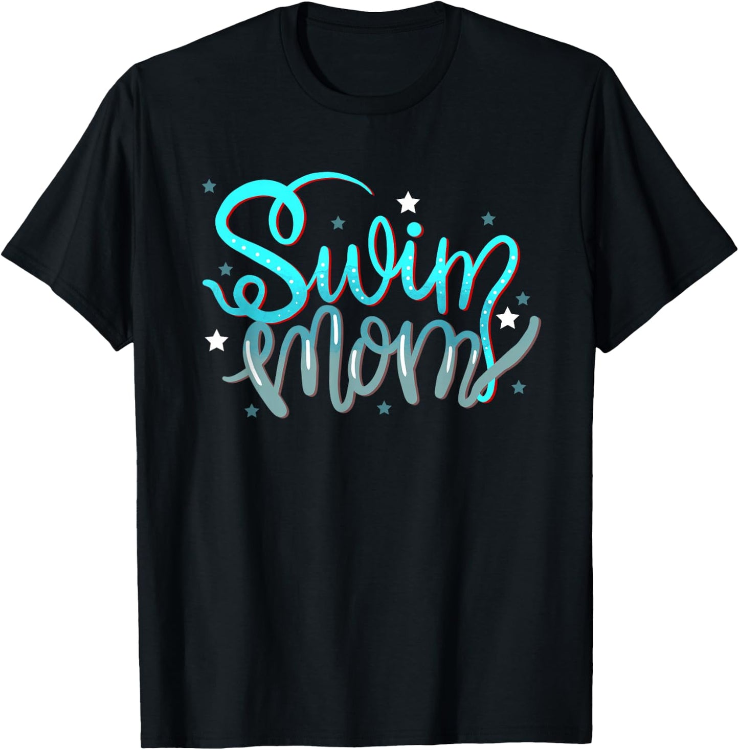 1. Swim Mom Swimmers Mothers Gift T-Shirt - T-Shirt | Black
