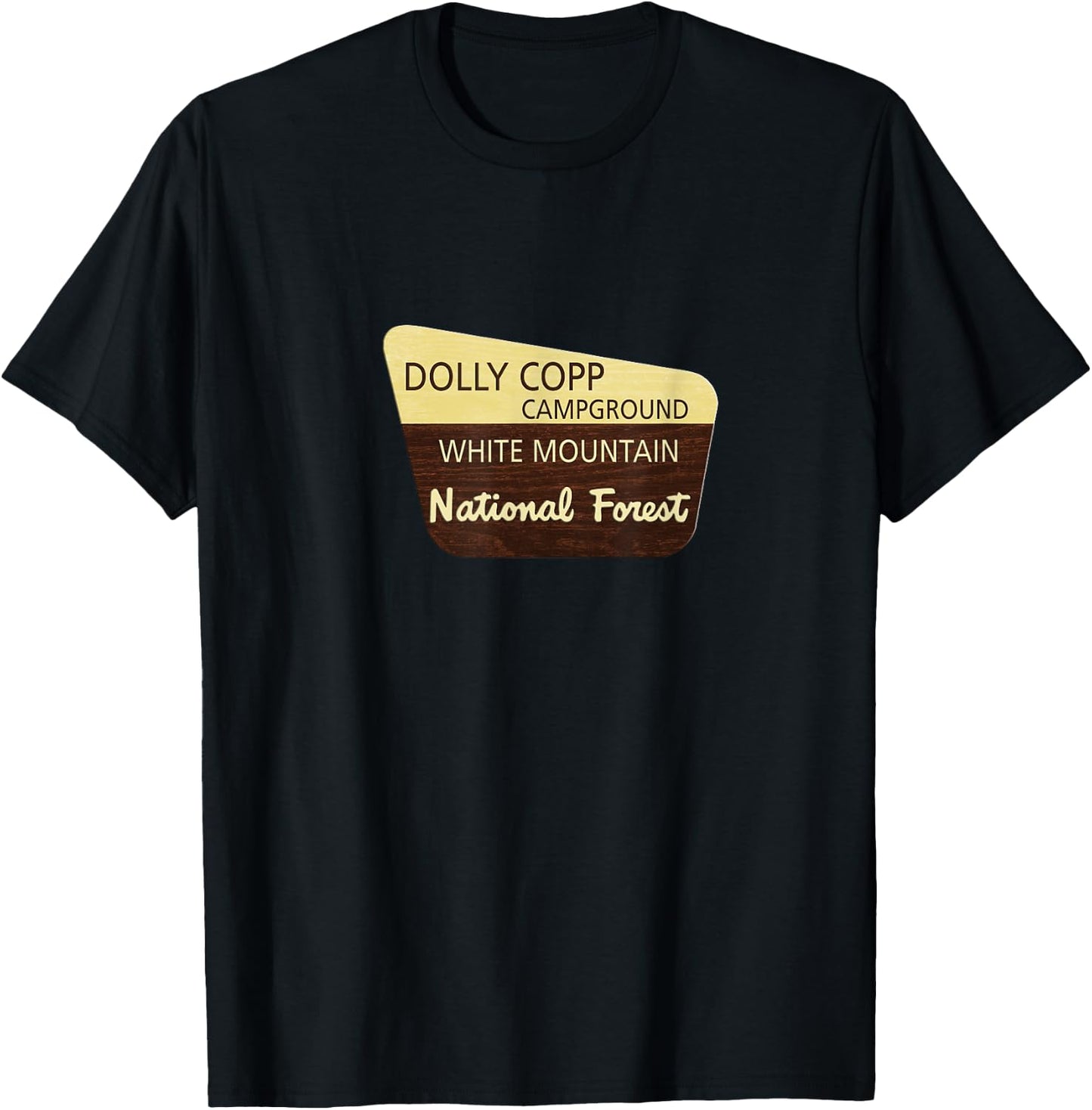 Dolly Copp Campground White Mountain National Forest T-Shirt - T-Shirt | Black