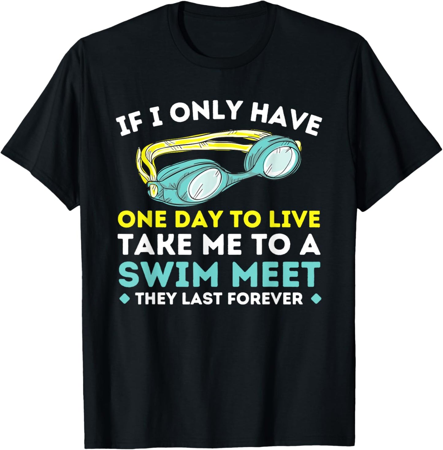Take Me To A Swim Meet - Swimming Swimmer Water Sports T-Shirt - T-Shirt | Black