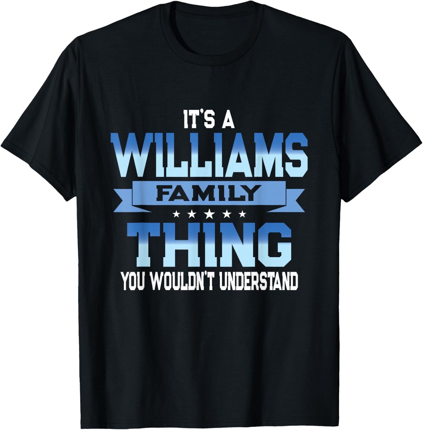 Funny Williams Family Reunion Matching Vacation T-Shirt - T-Shirt | Black