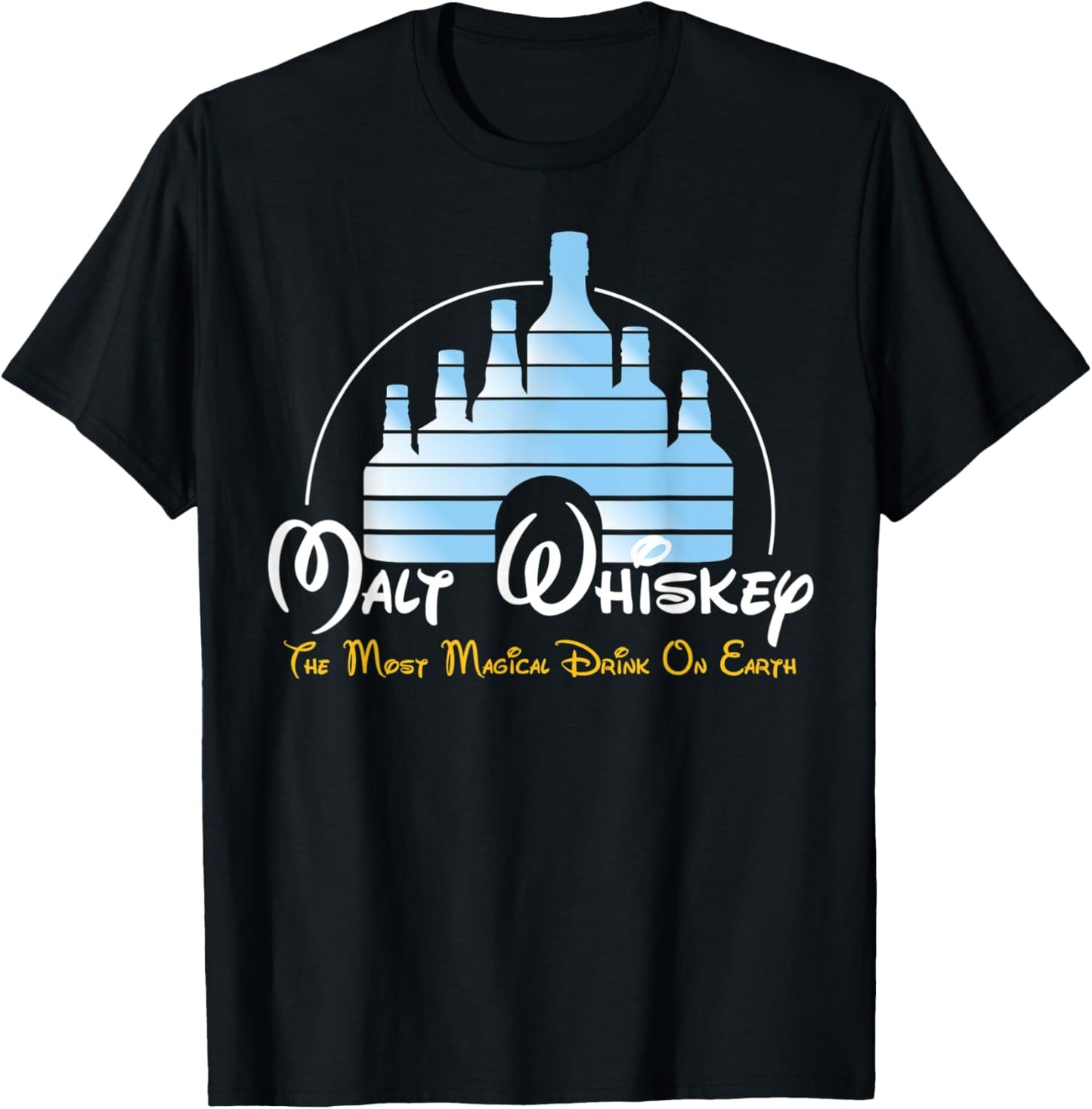Malt Whiskey Parody Malt Whiskey Shirt Most Magical Drink on Earth T-Shirt - T-Shirt | Black