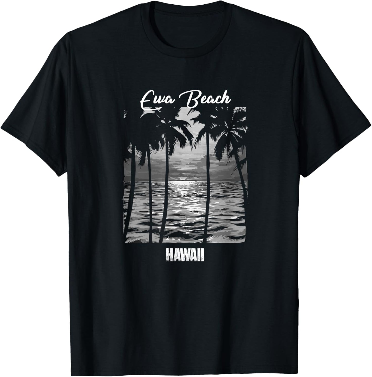 Ewa Beach Souvenir - Hawaii Reminder T-Shirt - T-Shirt | Black