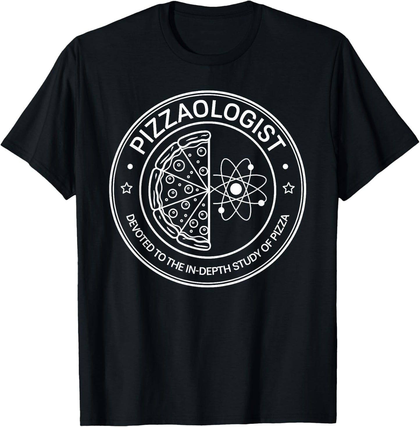 Pizzaologist study of pizza funny Food Lover Pizza Baker T-Shirt - T-Shirt | Black