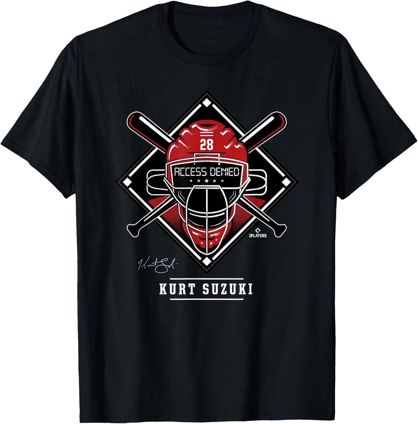Access Denied Kurt Suzuki T-Shirt - T-Shirt | Black
