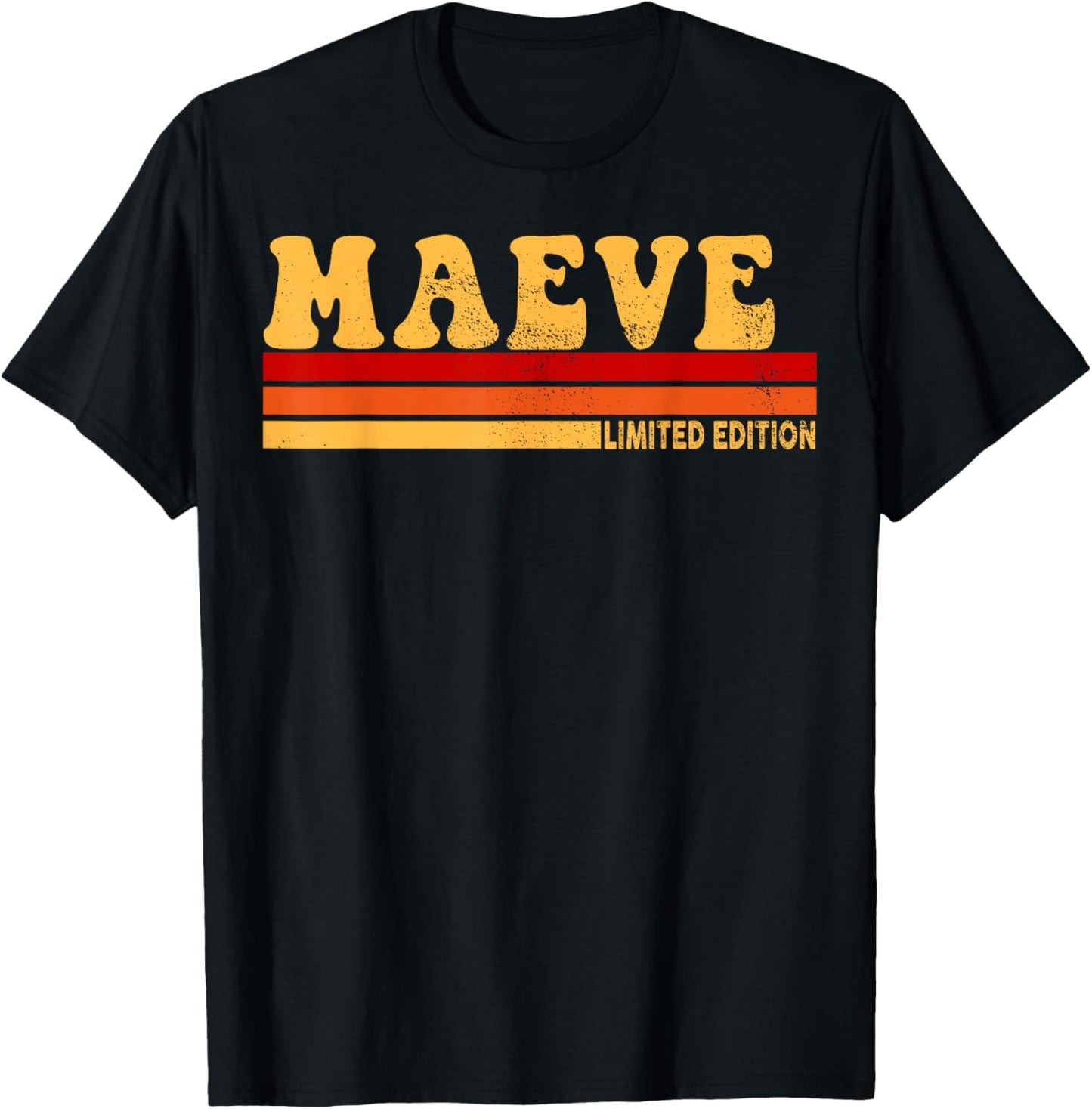 Maeve Name Personalized Cute Idea Women Vintage Maeve T-Shirt - T-Shirt | Black