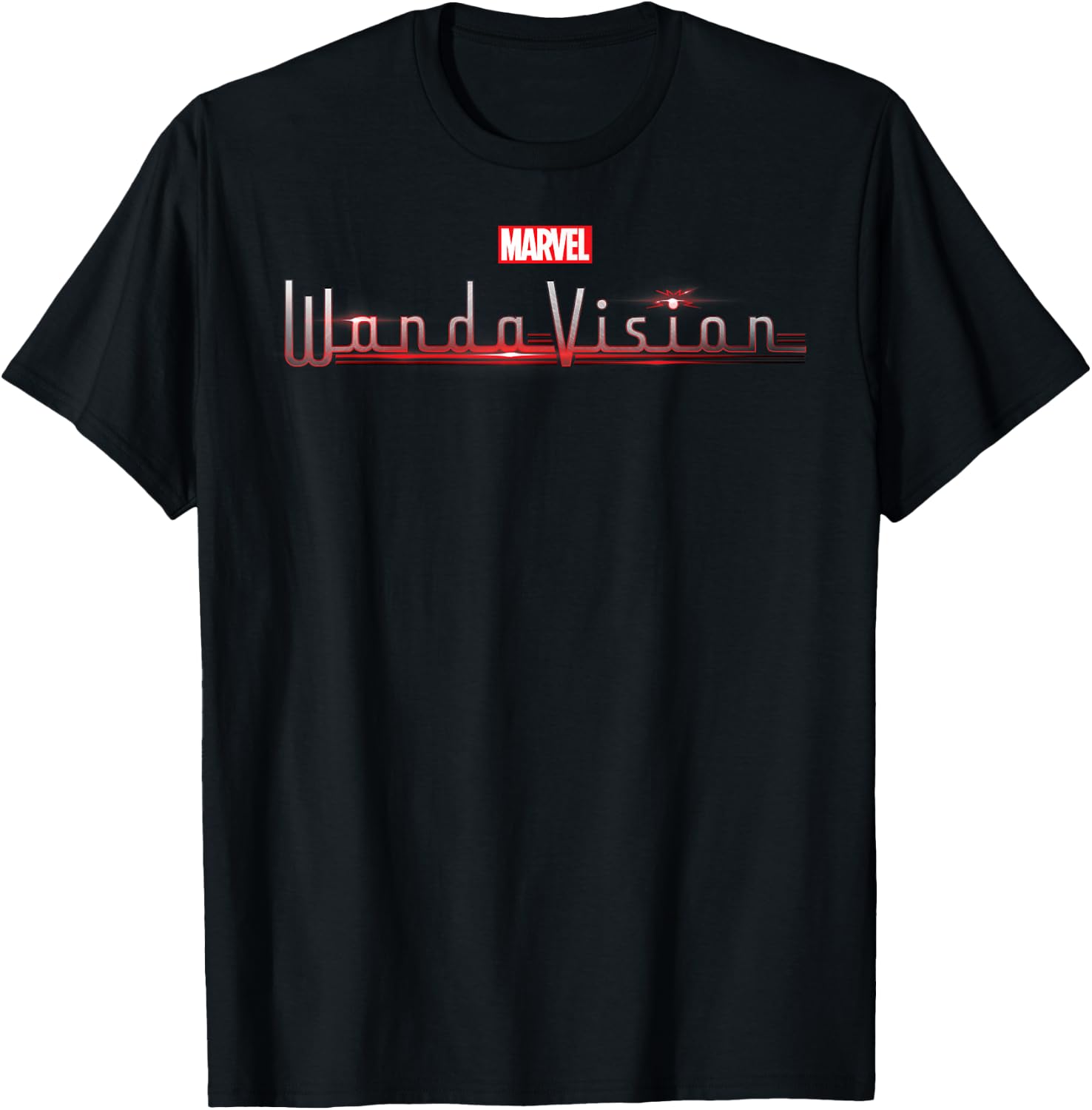 Marvel WandaVision Official Logo T-Shirt - T-Shirt | Black