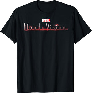 Marvel WandaVision Official Logo T-Shirt - T-Shirt | Black