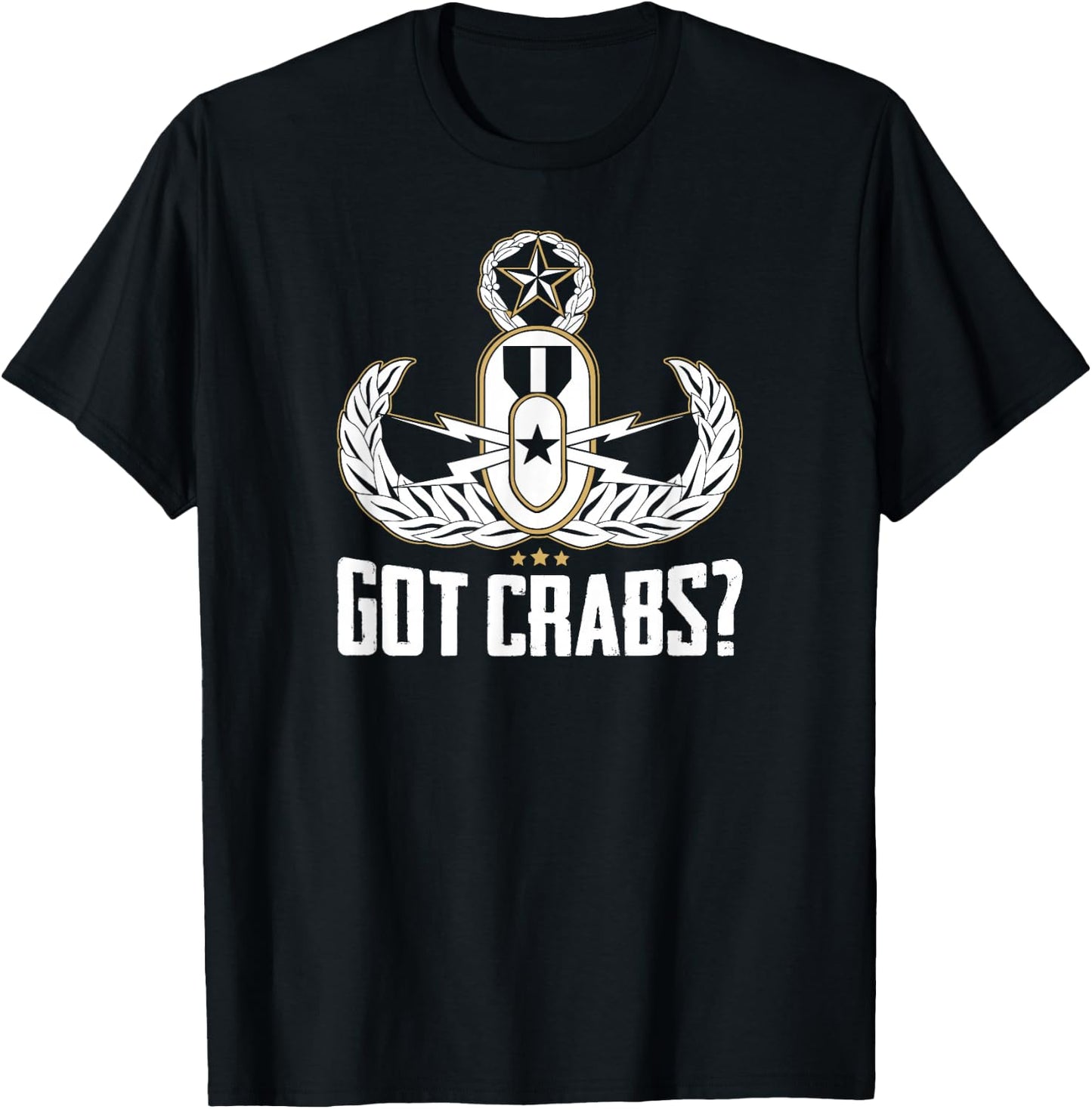 EOD Tech Funny Master Blaster EOD Badge T-Shirt - T-Shirt | Black