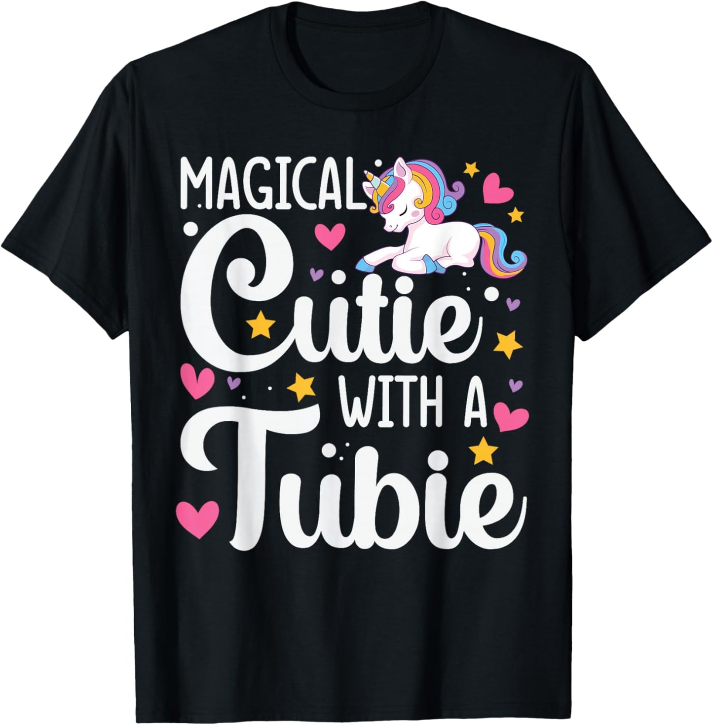 Feeding G Tube Covers for Girls Gtube Accessories for Babies T-Shirt - T-Shirt | Black