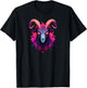 Majestic Goat Vegan Gift T-Shirt - T-Shirt | Black