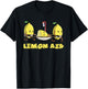 Lemon Aid Funny Lemonade Funny Lemons Meme Graphic Humorous T-Shirt - T-Shirt | Black