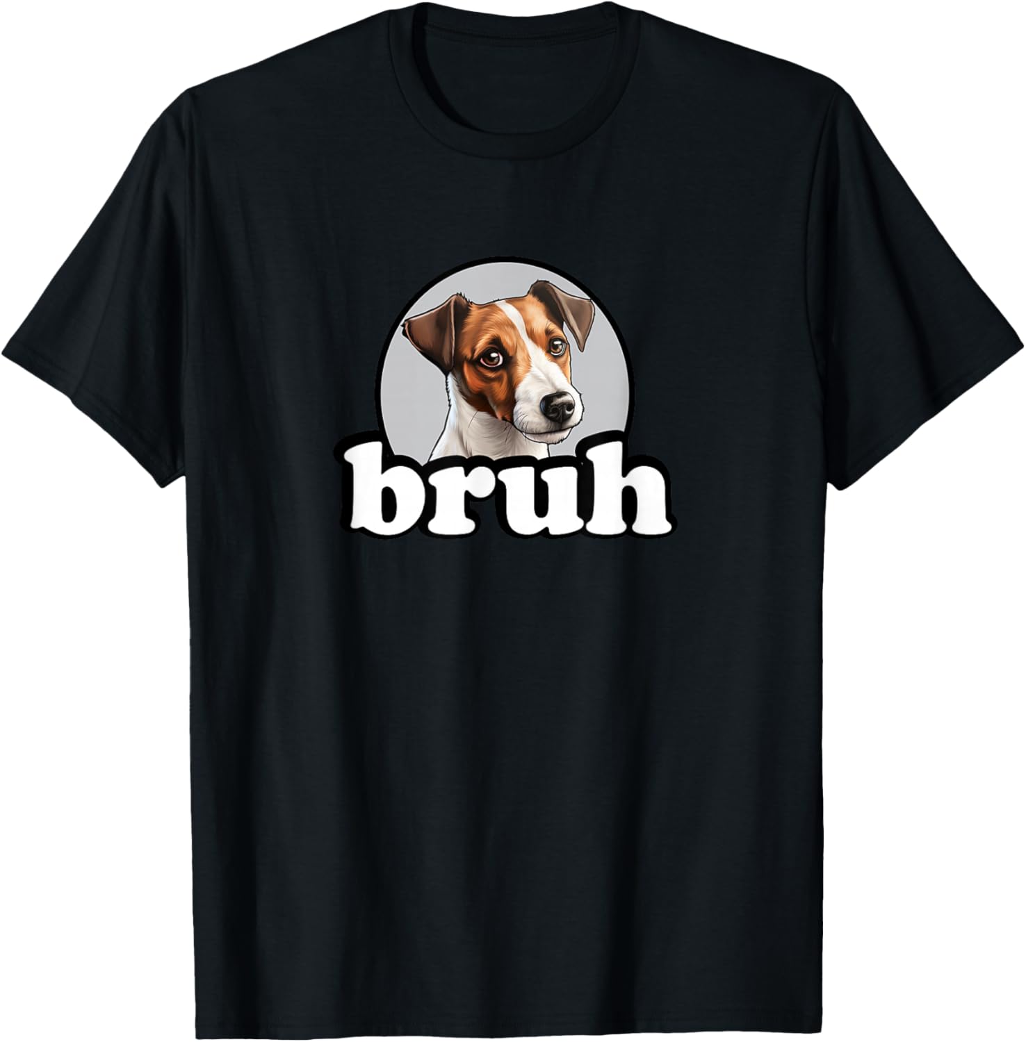 Cute Kids Bro Bruh Jack Russell Terrier Lover T-Shirt - T-Shirt | Black