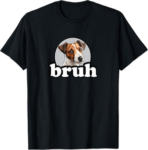 Cute Kids Bro Bruh Jack Russell Terrier Lover T-Shirt - T-Shirt | Black