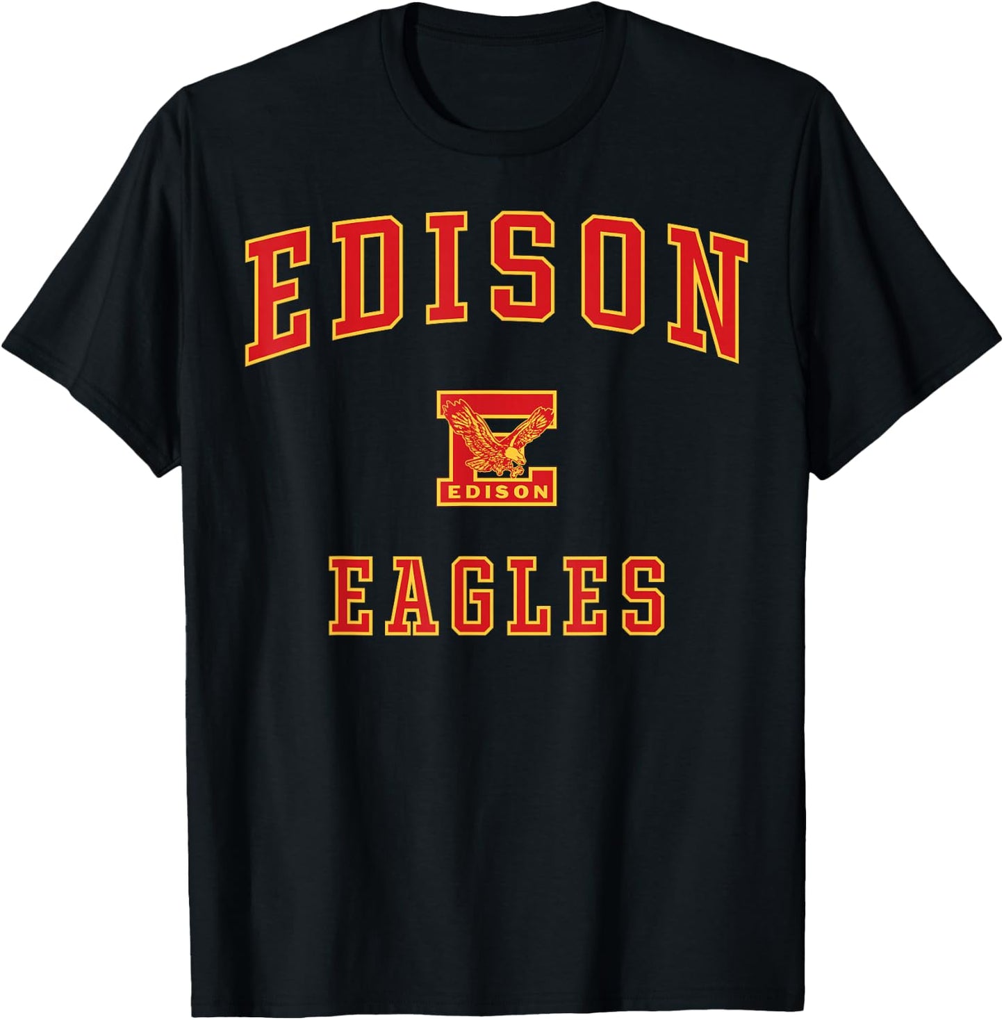 Edison High School Eagles T-Shirt - T-Shirt | Black