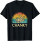 Crankbait Fishing Lure - Cranky Funny Gift Ideas For Fishing T-Shirt - T-Shirt | Black