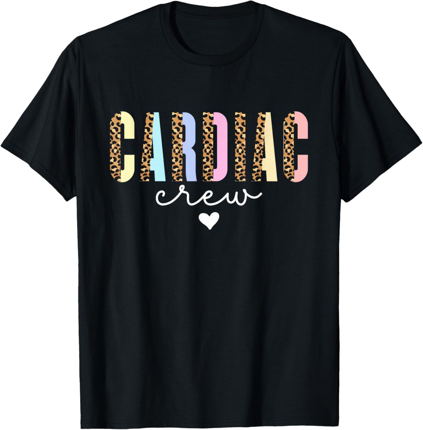Cardiac Nurse Heart Nursing Cardiology Cardiac Nurse T-Shirt - T-Shirt | Black