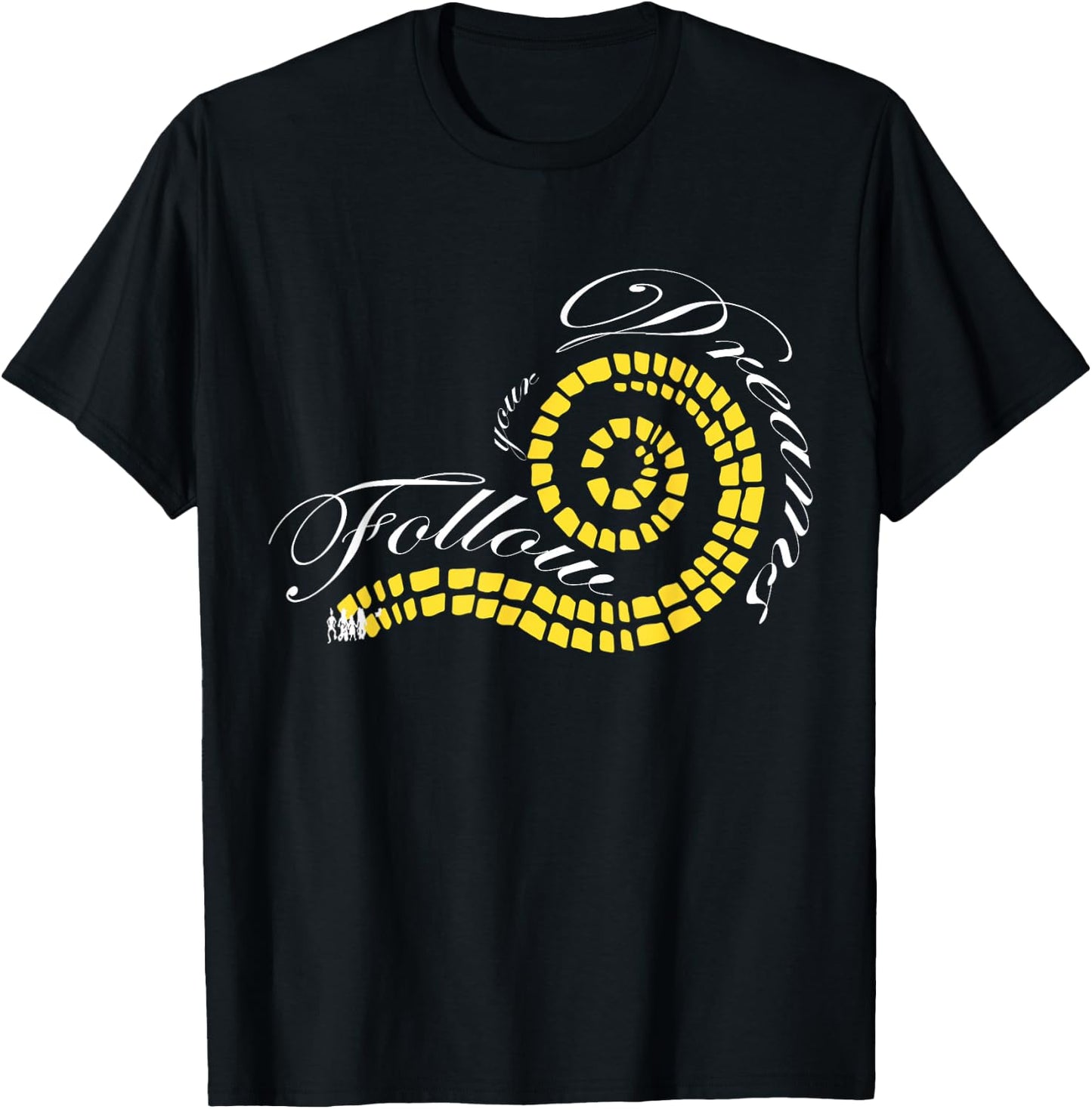 Follow Your Dreams The Wonderful Wizard of Oz Quote T-Shirt - T-Shirt | Black