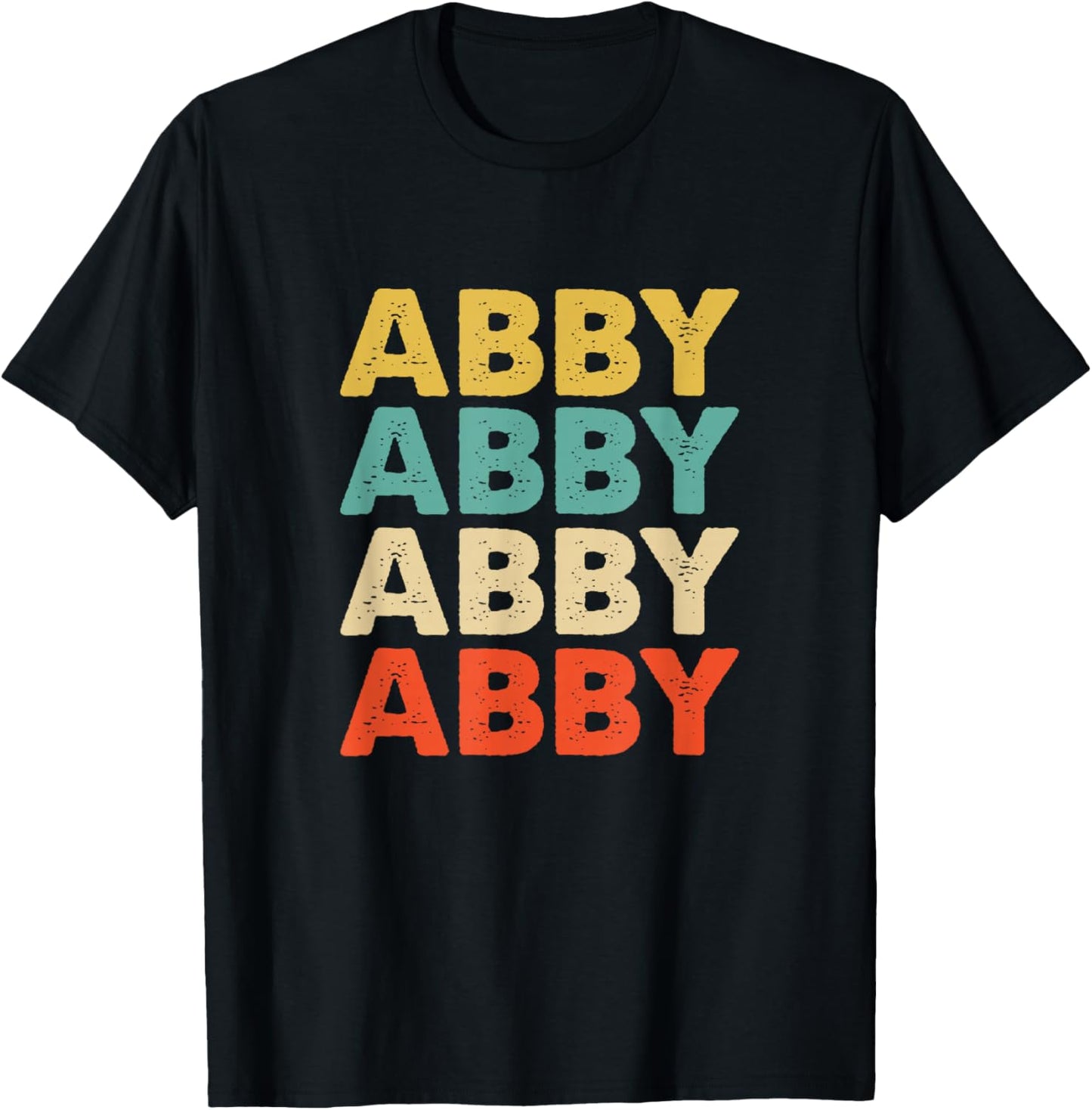 Abby Name T-Shirt - T-Shirt | Black