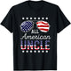 All American Uncle 4th of July Sunglasses Family T-Shirt - T-Shirt | Black
