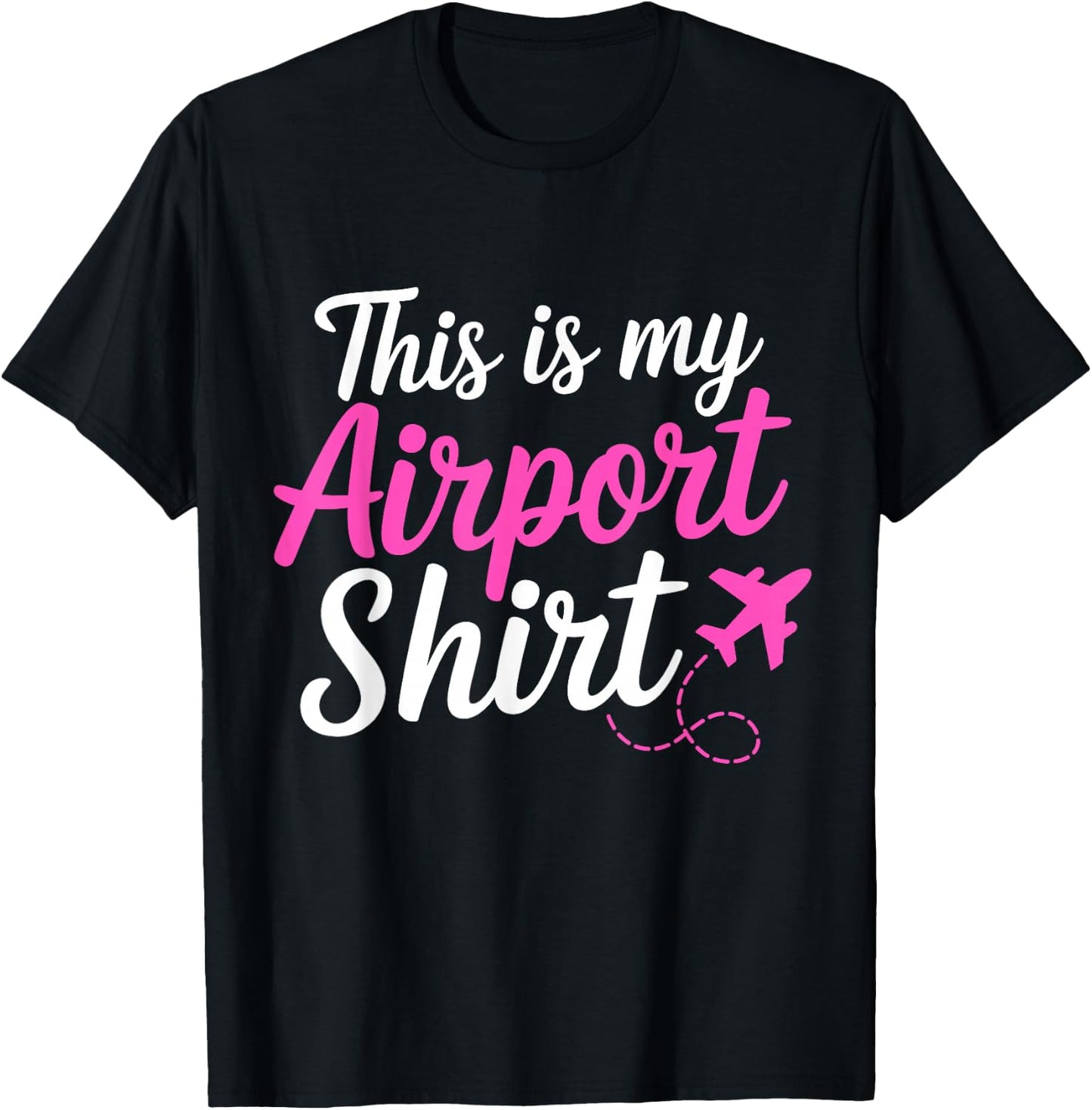 This Is My Airport Airplane Mode Traveling Vacation women T-Shirt - T-Shirt | Black