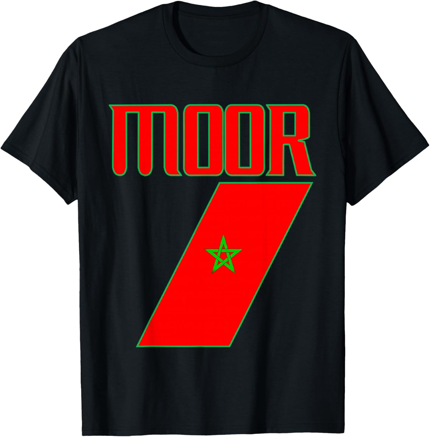 Moorish American 7 T-Shirt - T-Shirt | Black