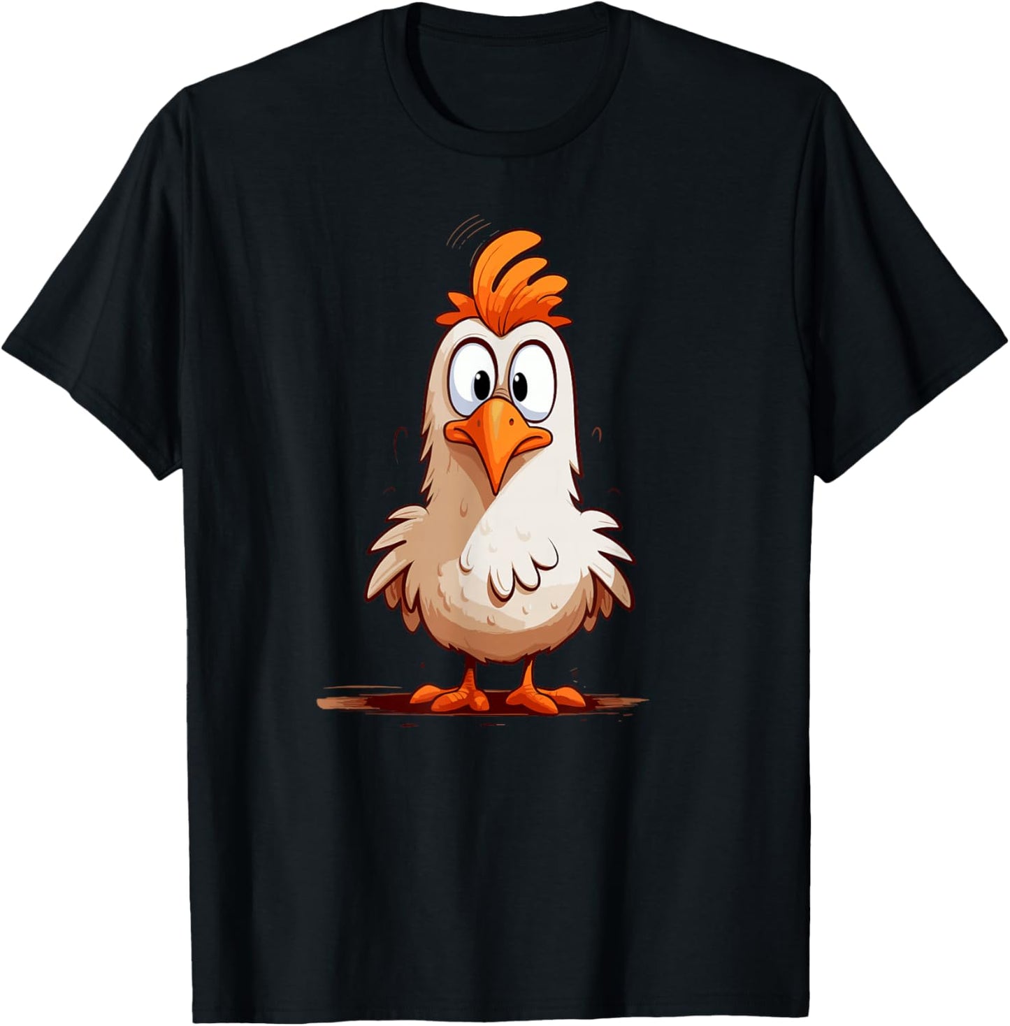 Funny Crazy Chicken for chicken lovers T-Shirt - T-Shirt | Black