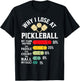 Why I Lose at Pickleball Funny Design for Pickleball Players T-Shirt - T-Shirt | Black