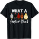 What a Fuster Cluck Mother's Day Chicken Country Woman T-Shirt - T-Shirt | Black