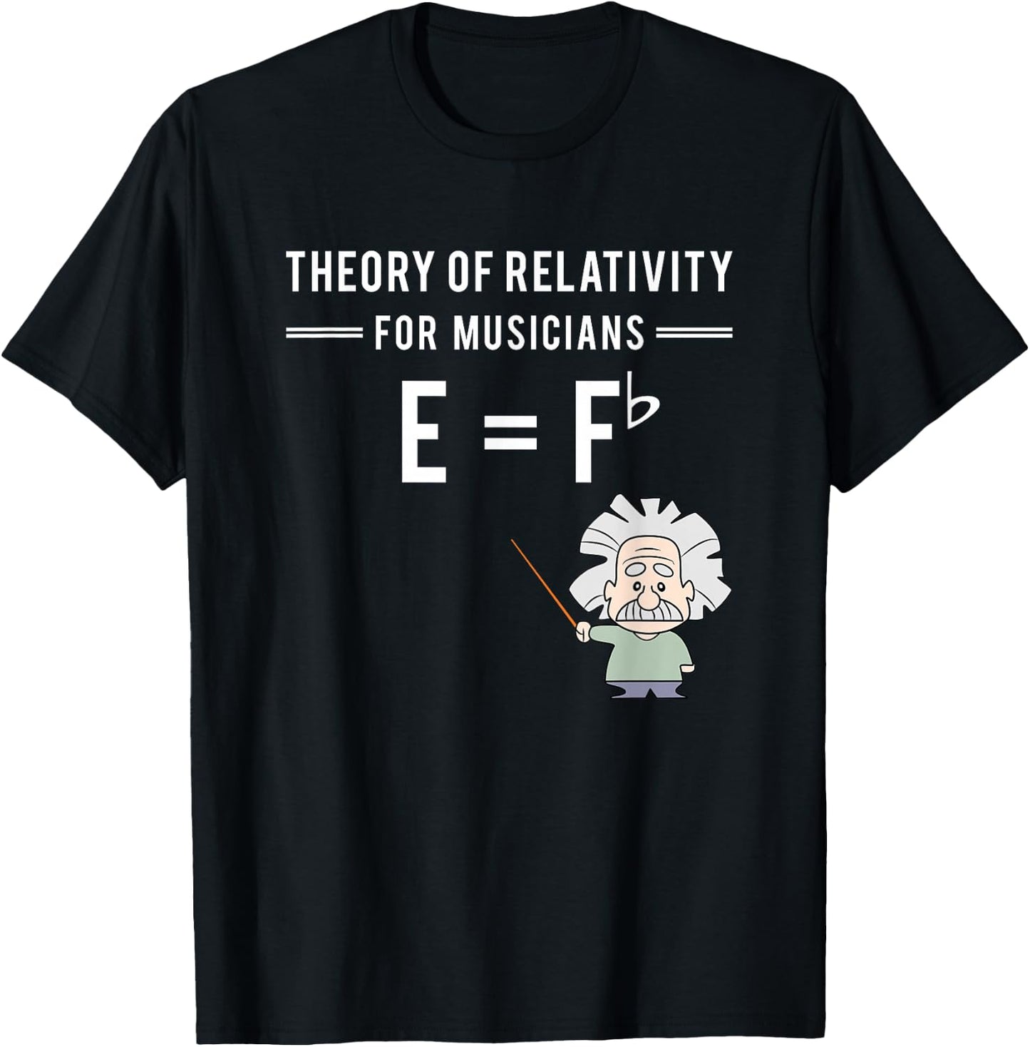 Theory Of Relativity For Musicians Classical Music Gift T-Shirt - T-Shirt | Black