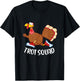 Funny Turkey Trot Squad T-Shirt - T-Shirt | Black