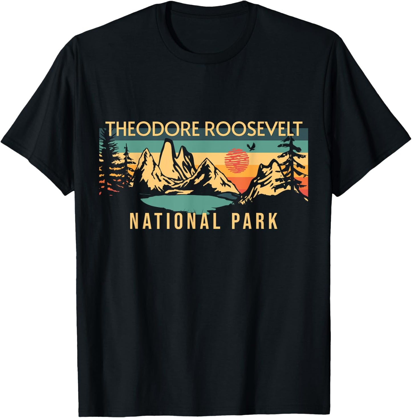 Theodore Roosevelt National Park T-Shirt - T-Shirt | Black