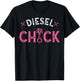 Diesel Chick Funny Truck Mechanic Women's T-Shirt - T-Shirt | Black