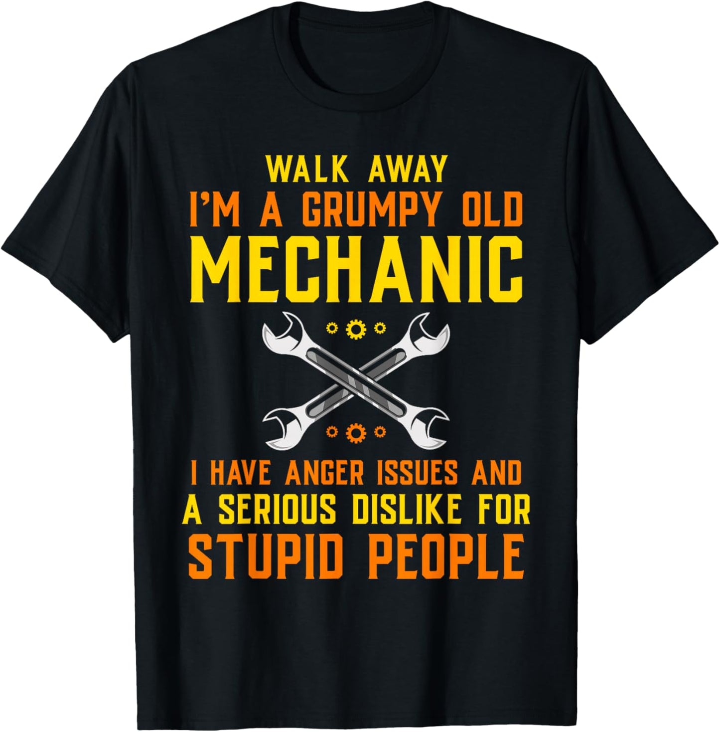 Mechanic Engineer Handyman Garage Repairman T-Shirt - T-Shirt | Black