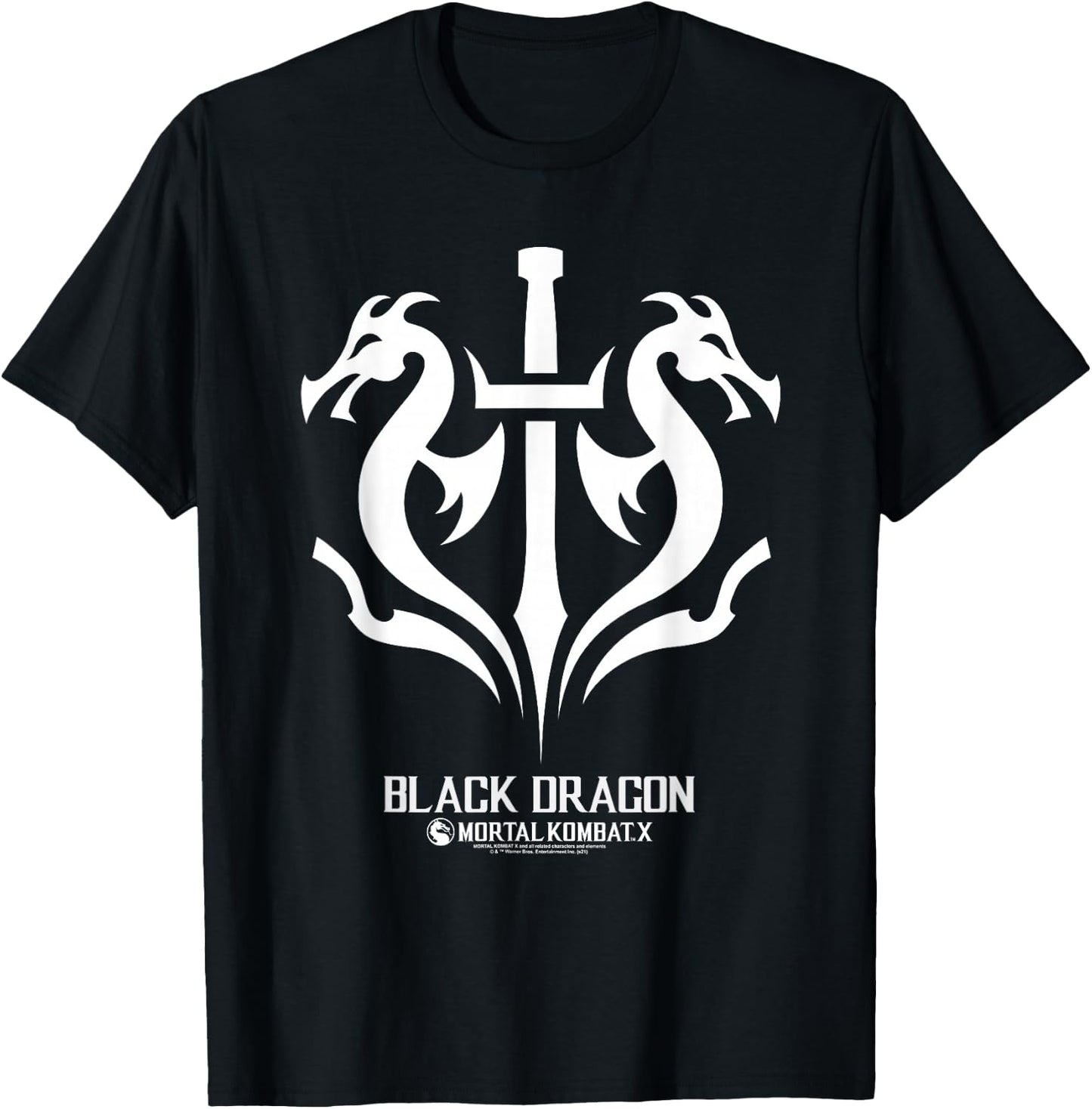 Mortal Kombat X Black Dragon T-Shirt - T-Shirt | Black