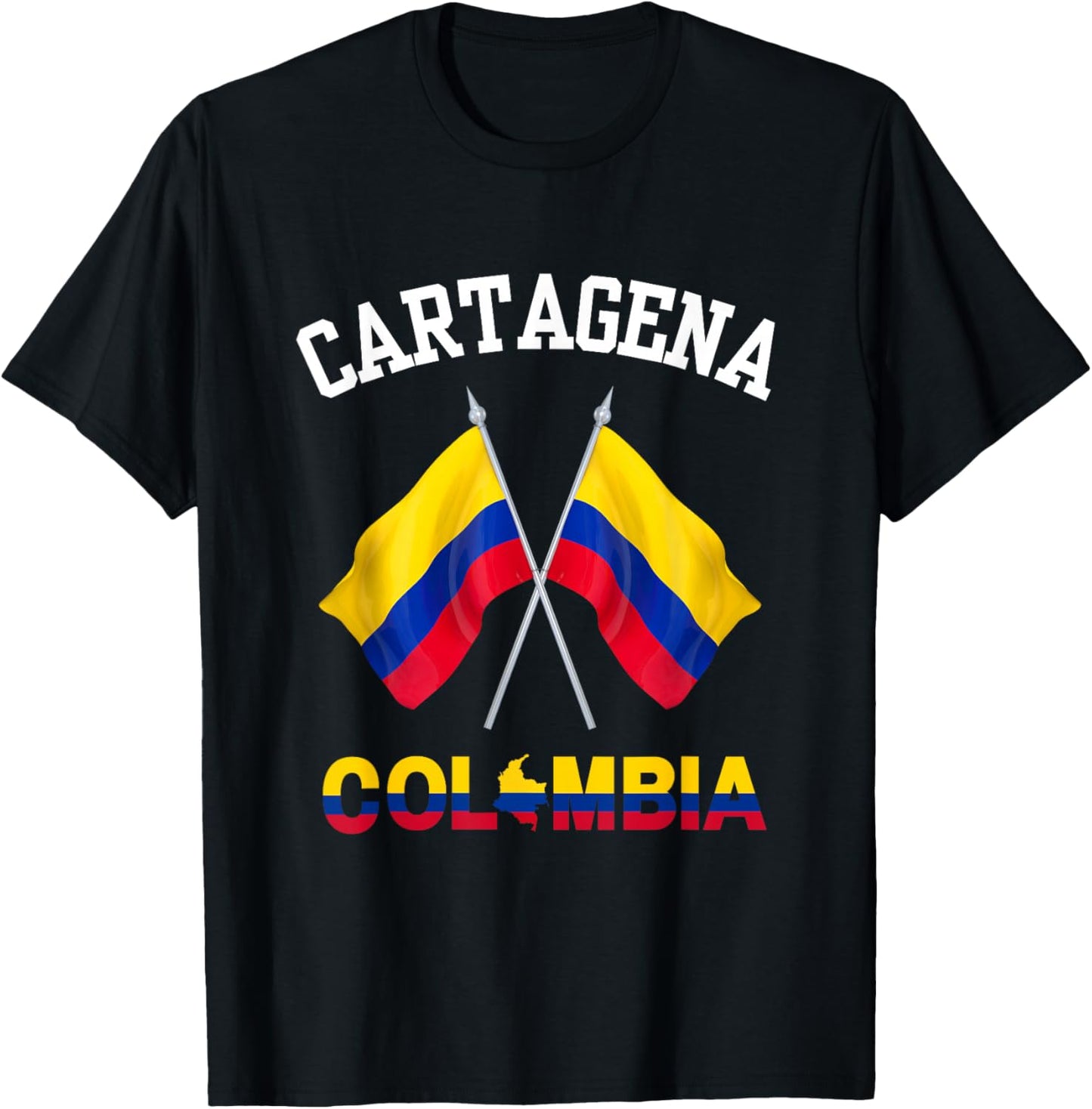 Colombia Cartagena T-Shirt - T-Shirt | Black