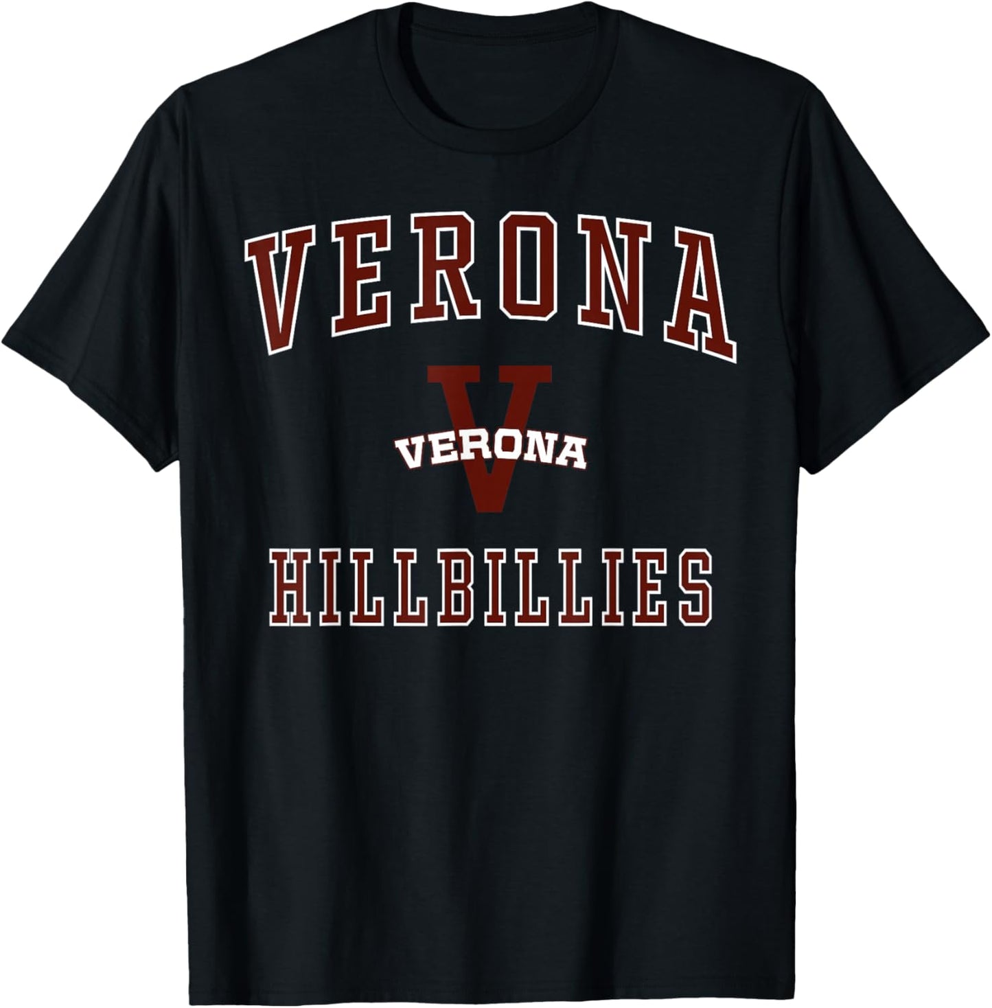 Verona High School Hillbillies T-Shirt - T-Shirt | Black