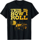 Farmer Art Women Tractor Farming Hay Bale Cow Farmer T-Shirt - T-Shirt | Black
