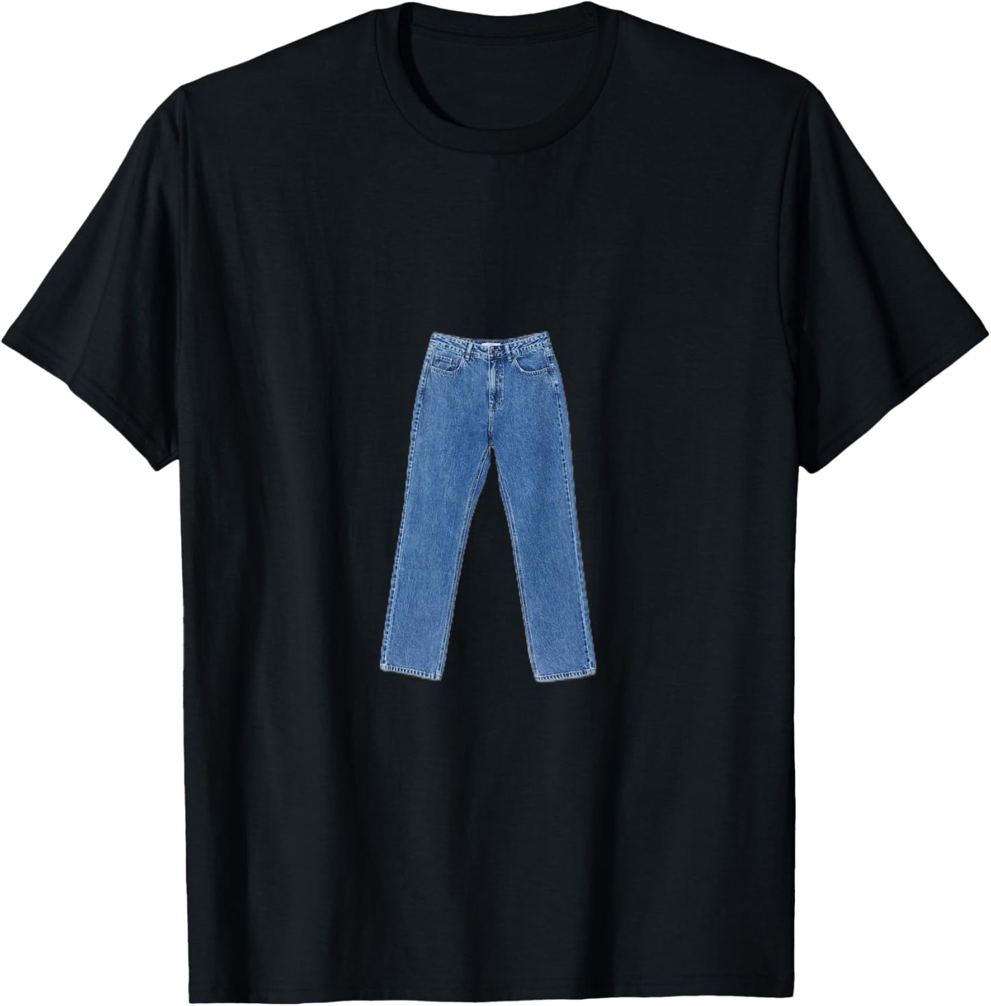 Jeans T-Shirt - T-Shirt | Black